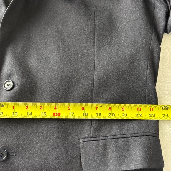 Jos A Bank Mens Blazer 48L Black Wool Cashmere Business Sport Coat *READ - Picture 10 of 10